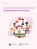 Danh mục Thuật ngữ về Trường Tiểu học cho Gia đình Đa văn hóa II