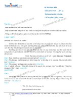 Đề thi THPT 2018 học kỳ 1 môn văn đề 3 