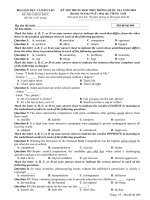 De chinhthuc tienganh k18 m406 