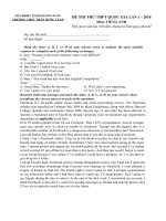 de thi thu thpt quoc gia 2018 mon tieng anh truong thpt tran quoc tuan quang ngai lan 1 