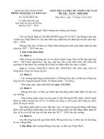 Kế hoạch thẩm định thi đua năm học 2017 2018