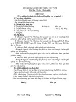 Biên bản nhận xét đánh giá chuẩn nghề nghiệp Cán bộ quản lý trường học