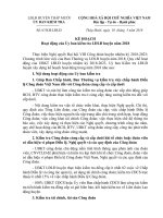 Kế hoạch hoạt động Ủy ban kiểm tra Công đoàn huyện năm 2018