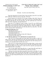 Công văn hướng dẫn đánh giá xếp loại viên chức