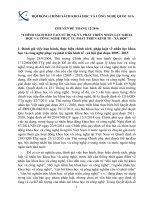 CHUYÊN ĐỀ CHÍNH SÁCH ĐÀO TẠO, SỬ DỤNG VÀ PHÁT TRIỂN NHÂN LỰC KHOA HỌC VÀ CÔNG NGHỆ PHỤC VỤ PHÁT TRIỂN KINH TẾ - XÃ HỘI