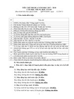 Tiêu chí thi đua trung học cơ sở Cấp phòng Giáo dục