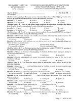 De chinhthuc tienganh k18 m408 