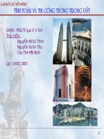 16  tính toán và thi công tường trong đất pps