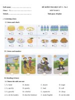 LET''S GO 5 MIDDLE TEST