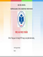 Tổng quan về sử dụng PGTP trong các sản phẩm bánh nướng