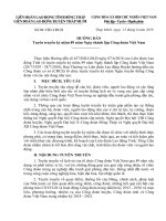 HƯỚNG DẪN Tuyên truyền kỷ niệm 89 năm Ngày thành lập Công đoàn Việt Nam