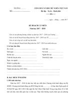 mau ke hoach ca nhan nam hoc 2018 2019