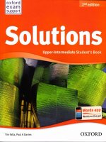 solutions  2nd edition upper intermediate students book 