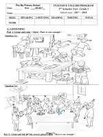 đề thi tiếng anh lớp 3 K3 TC CN 2017 2018