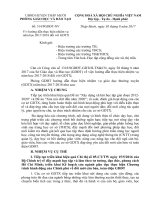 Công văn hướng dẫn thực hiện nhiệm vụ năm học 2017 2018 đối với Giáo dục thường xuyên