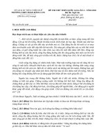 Đề thi thử THPT Quốc gia môn Ngữ văn