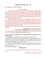 Đề văn Nghị luận xã hội ( NLXH) các tỉnh năm 2018 ( hay)