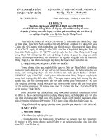 Kế hoạch tiếp tục đổi mới hệ thống tổ chức quản lý nâng cao chất lượng và hiệu quả hoạt động  các đơn vị sự nghiệp công lập trên địa bàn huyện Tháp Mười