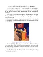 Tin bài tổng kết năm học 2018 (nhất) trường THCS ninh nhất