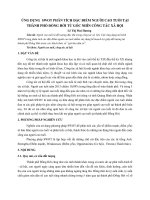 ỨNG DỤNG SWOT PHÂN TÍCH đặc điểm NGƯỜI CAO TUỔI tại THÀNH PHỐ ĐỒNG hới từ góc NHÌN CÔNG tác xã hội (tt) 