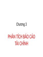 Slide bài giảng Quản trị tài chính: chương 3: Phân tích báo cáo tài chính