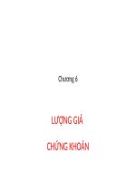 Slide bài giảng Quản trị tài chính: chương 6: Lượng giá chứng khoán