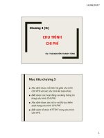 Slide bài giảng môn Hệ thống thông tin kế toán: Chương 2: Chu trình chi phí