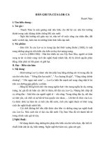 Phân tích tác phẩm đàn GHI TA của LORCA