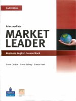 Market leader 3e intermediate course book 