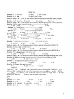 Đề cương ôn tập Tiếng Anh 6 học kỳ II 2018