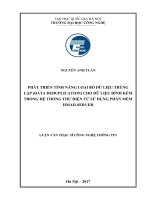 Phát triển tính năng loại bỏ dữ liệu trùng lặp (data deduplication) cho dữ liệu đính kèm trong hệ thống thư điện tử sử dụng phần mềm hmailserver 