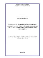 Nghiên cứu và phát triển mảng anten vi dải cấu trúc lá cây với búp sóng dải quạt độ lợi cao và mức búp phụ thấp cho ứng dụng wi fi định hướng 