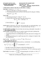 Đề thi thử thpt quốc gia môn toán kèm đáp án(24) 