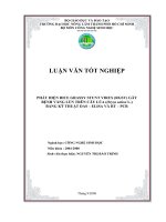 PHÁT HIỆN RICE GRASSY STUNT VIRUS (RGSV) GÂY BỆNH VÀNG LÙN TRÊN CÂY LÚA (Oryza sativa L.) BẰNG KỸ THUẬT DAS – ELISA VÀ RT – PCR
