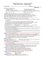 Đề kiểm tra hk2 môn sinh 12 (tham khảo) 