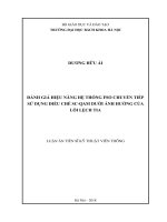 Đánh giá hiệu năng hệ thống FSO chuyển tiếp sử dụng điều chế SC QAM dưới ảnh hưởng của lỗi lệch tia 