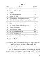 Một số biện pháp phát triển tính tích cực vận động cho trẻ mẫu giáo nhỡ trường Mầm non Si Pa Phìn