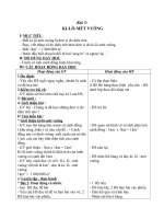 Giáo án Toán 4 chương 3 bài 1: Ki lô mét vuông