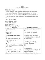 Giáo án Toán 4 chương 3 bài 1: Ki lô mét vuông