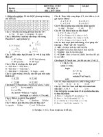 đề thi 1 tiết tin học lớp 11