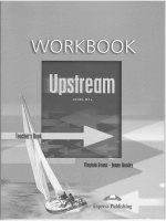 Upstream b1 teacher book for work book 