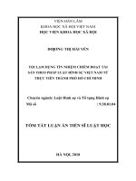 Tội lạm dụng tín nhiệm chiếm đoạt tài sản theo pháp luật hình sự việt nam từ thực tiễn thành phố hồ chí minh tt 