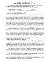 Tác động của hoạt động đào tạo, bồi dưỡng tới năng lực quản lý của cán bộ, công chức chính quyền cấp xã nghiên cứu tại thành phố cần thơ 