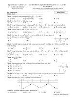 Đề thi THPTQG 2018 ( đề chính thức ) môn toán mã đề 113