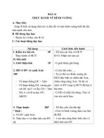 Giáo án Toán 4 chương 2 bài 1: Thực hành vẽ hình vuông