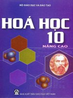 Sách giáo khoa hóa học 10 nâng cao 