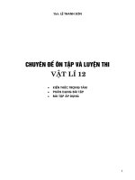 Phương pháp giải các dạng bài tập vật lí 12 chương 1