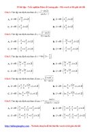 53 bài tập Trắc nghiệm Hàm số Lượng giác có lời giải chi tiết