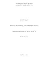 Bài giảng: Đại số tuyến tính và Hình học giải tích