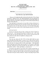BÀI PHÁT BIỂU Của Lãnh đạo tại Đại hội  Hội Chữ thập đỏ xã Thạnh Lợi lần thứ V